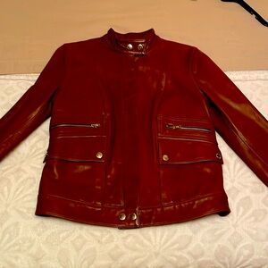 Ralph Lauren leather moto jacket Size Medium